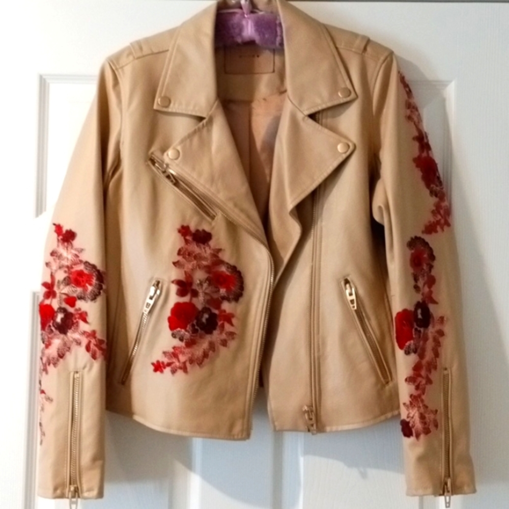 Embellished Moto Jacket